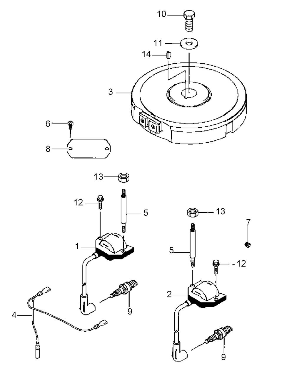 Fh430v-As22 Electric-Equipment Diagram and Parts List for G1548 55AE232S750-WAM Cub Cadet Lawn Mower